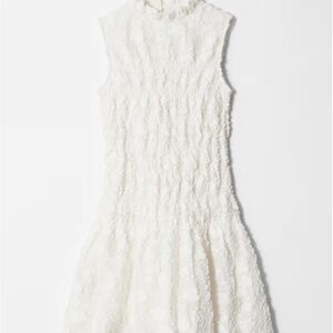 Engagement or Wedding Look Dress! Sleeveless Textured Dress